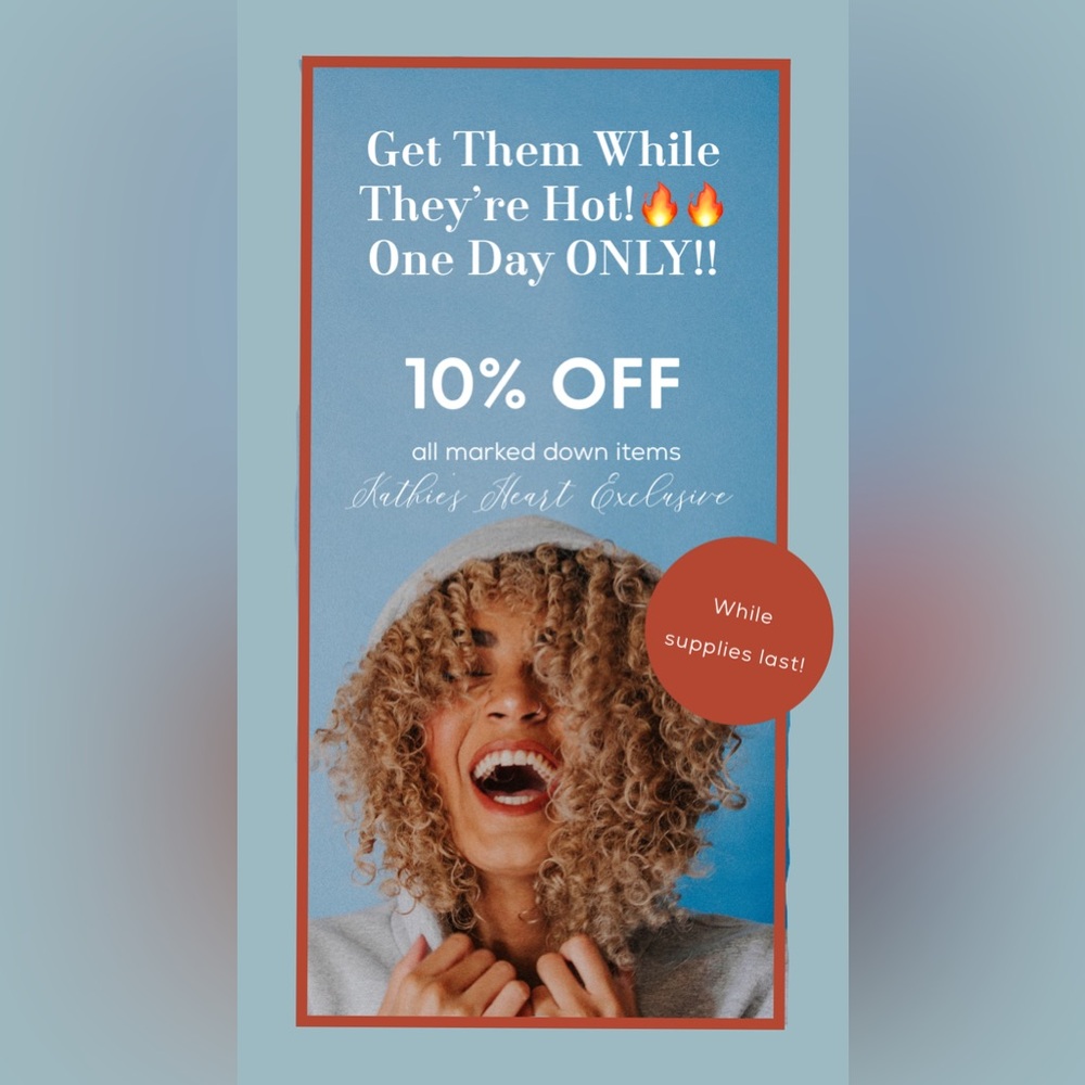 10% OFF ONE DAY SALE!